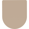 Mexen slow-falling slim seat, duroplast, cappuccino matte - 39740064