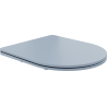 Mexen soft-closing slim seat, duroplast, matte gray-blue - 39740069