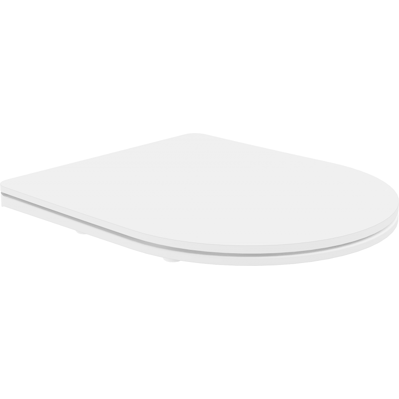 Mexen slim slow-closing toilet seat, duroplast, matte white - 39740001