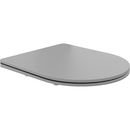 Mexen slow-falling slim board, duroplast, light gray matte - 39740061