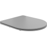 Mexen slow-falling slim board, duroplast, light gray matte - 39740061
