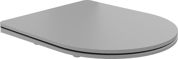 Mexen slow-falling slim board, duroplast, light gray matte - 39740061