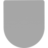 Mexen slow-falling slim board, duroplast, light gray matte - 39740061