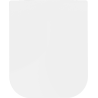 Mexen Madox slow-closing seat slim, duroplast, white gloss - 39154000