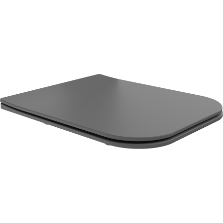 Mexen Madox slow-closing slim seat, duroplast, dark gray matte - 39154061