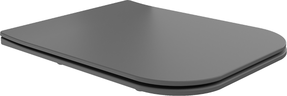 Mexen Madox slow-closing slim seat, duroplast, dark gray matte - 39154061