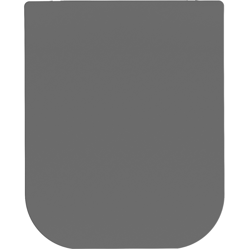 Mexen Madox slim, slow-closing toilet seat, dark grey matte duroplast - 39154061