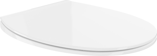 Mexen Egg Slim Soft-Close Seat, Duroplast, High Gloss White - 39243000