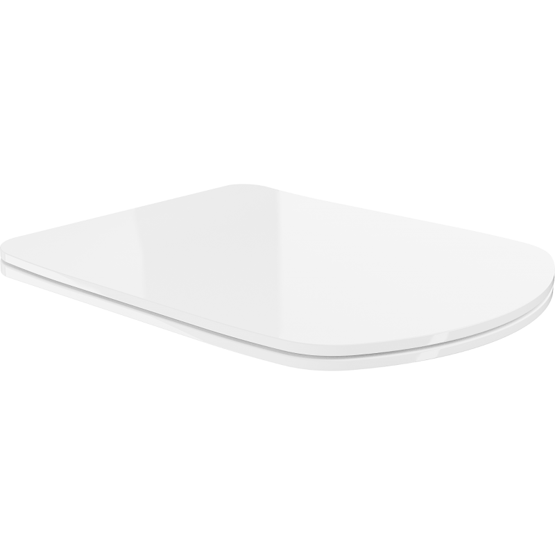 Mexen Vito toilet seat slow closing, slim, duroplast, white gloss - 39174000