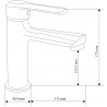 Mexen Sabre DF62 Bathtub Set, Chrome - 72103DF62-00