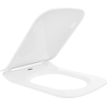 Mexen Cube Slim Soft-Close Seat, Duroplast, High-Gloss White - 39240000