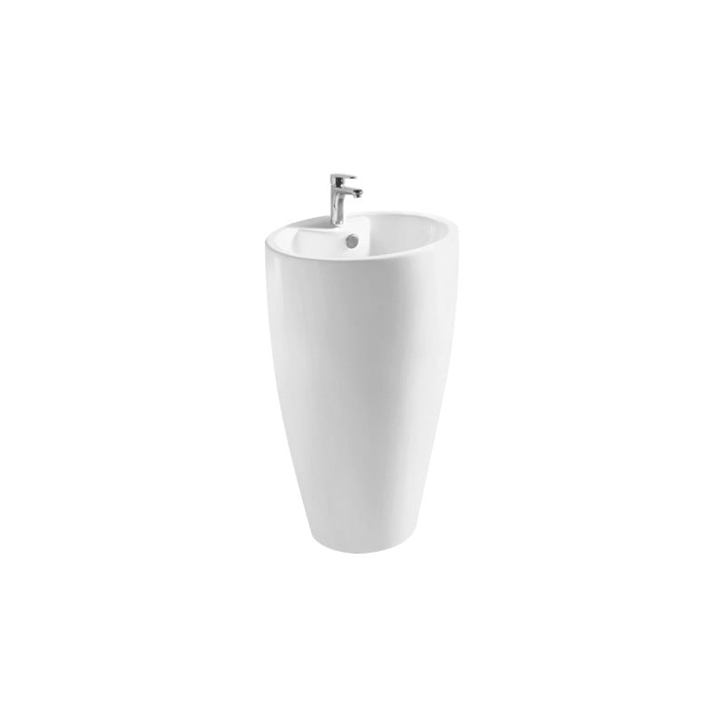 Mexen Orkla freestanding washbasin 49 x 37 cm, white - 26065000