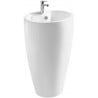 Mexen Orkla freestanding sink 50 x 38 cm, white - 26065000
