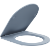 Mexen Slim Soft-Close Toilet Seat, Duroplast, Grey-Blue Matte - 39740069
