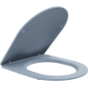 Mexen soft-closing slim seat, duroplast, matte gray-blue - 39740069