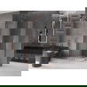 Mexen Velar L Duo sliding shower enclosure 90 x 80 cm, frost, brushed copper - 871-090-080-02-33-65