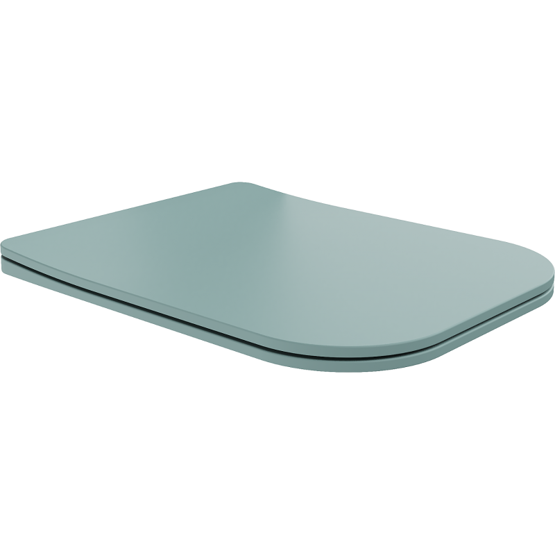 Mexen Teo slow-closing slim seat, duroplast, light green matte - 39840048