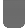 Mexen Teo slow-close slim toilet seat, duroplast, dark matte gray - 39840071