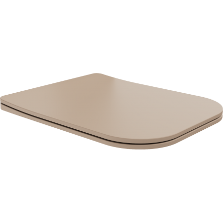 Mexen Teo slow-closing, slim toilet seat, duroplast, matte cappuccino - 39840064