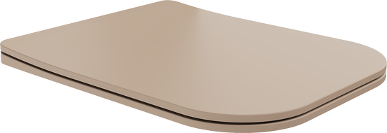 Mexen Teo slow-closing, slim toilet seat, duroplast, matte cappuccino - 39840064