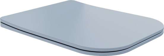 Mexen Teo soft-closing slim seat, duroplast, gray-blue matte - 39840069