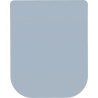 Mexen Teo soft-closing slim seat, duroplast, gray-blue matte - 39840069