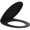 Mexen Egg soft-close slim toilet seat, duroplast, black matte - 39243085