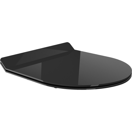 Mexen Lena slow-closing slim seat, duroplast, black gloss - 39242070