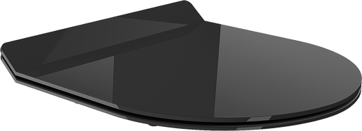 Mexen Lena slow-closing slim seat, duroplast, black gloss - 39242070