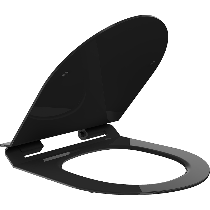 Mexen Lena slow-closing slim seat, duroplast, black gloss - 39242070