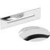 Mexen Uni clicker with overflow for freestanding bath, chrome - 5100-01