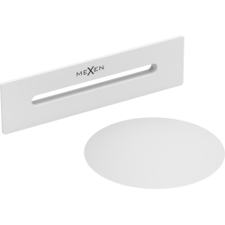 Mexen Uni Drain Plug with Overflow for Freestanding Bath, White - 5100-20