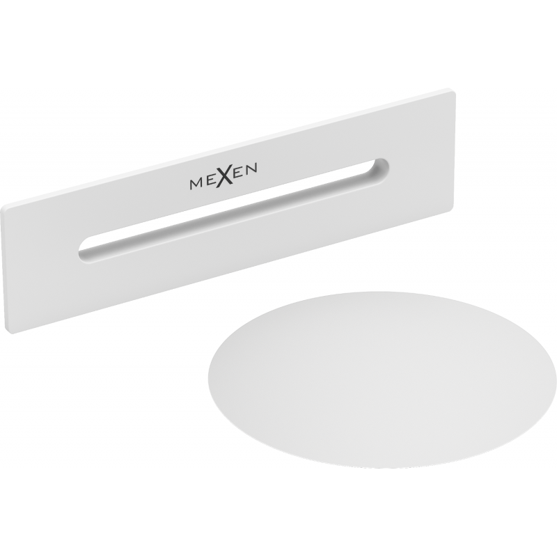 Mexen Uni drain with overflow for freestanding bathtub, white - 5100-20