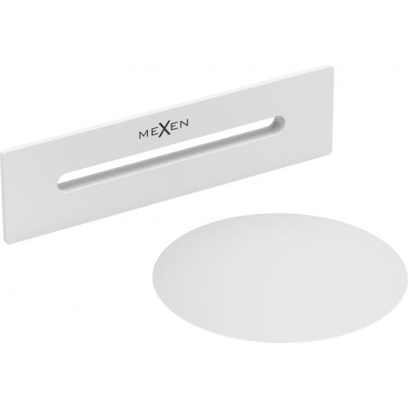 Mexen Uni drain with overflow for freestanding bathtub, white - 5100-20