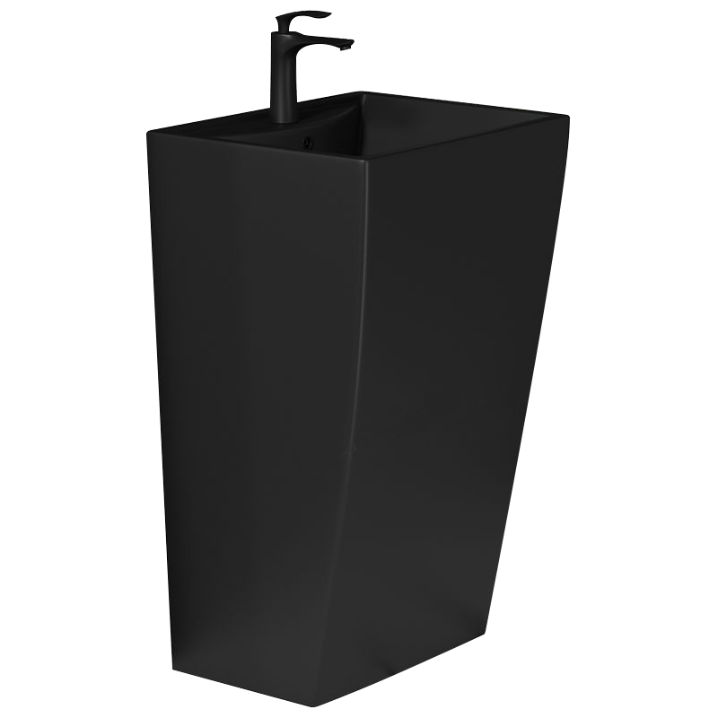 Mexen Oda freestanding sink 47 x 42 cm, black matt - 26124770