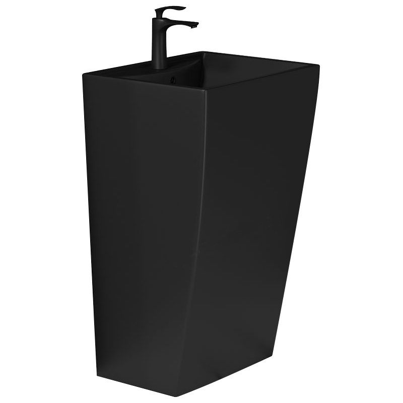 Mexen Oda freestanding washbasin 42 x 42 cm, matte black - 26124770