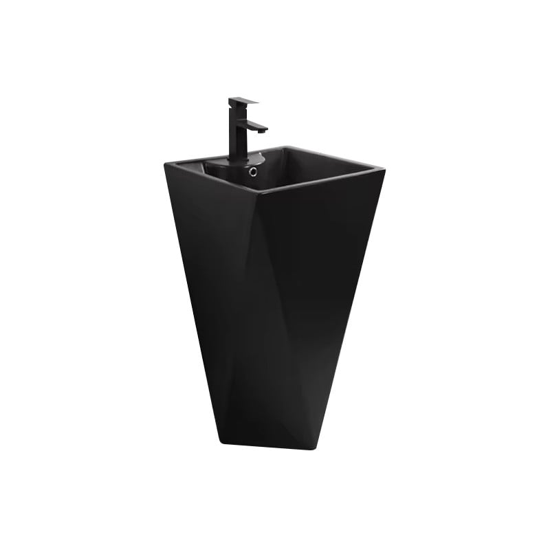 Mexen Ida freestanding washbasin 47 x 47 cm, black matte - 26114670