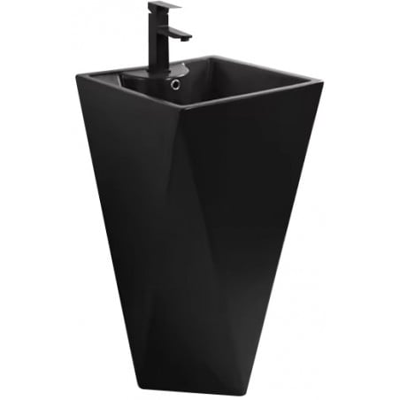Mexen Ida freestanding washbasin 47 x 47 cm, black matte - 26114670