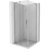 Mexen Velar L sliding shower cabin 100 x 100 cm, transparent, chrome - 871-100-100-03-01