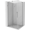 Mexen Velar L shower enclosure sliding 100 x 80 cm, transparent, chrome - 871-100-080-03-01
