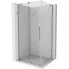 Mexen Velar L sliding shower cabin 110 x 100 cm, transparent, chrome - 871-110-100-03-01