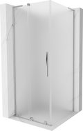 Mexen Velar L sliding shower cabin 90 x 90 cm, frost, chrome - 871-090-090-33-01