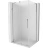 Mexen Velar L sliding shower cabin 100 x 85 cm, frosted, chrome - 871-100-085-33-01