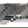 Mexen Velar L sliding shower cabin 100 x 85 cm, frosted, chrome - 871-100-085-33-01