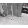 Mexen Velar L sliding shower enclosure 90 x 110 cm, frost, chrome - 871-090-110-33-01