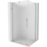 Mexen Velar L sliding shower cabin 110 x 100 cm, frost, chrome - 871-110-100-33-01