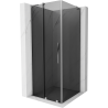 Mexen Velar L 120 x 120 cm Sliding Shower Enclosure, Graphite, Chrome - 871-120-120-43-01
