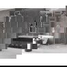 Mexen Velar L sliding shower cabin 90 x 90 cm, transparent, white - 871-090-090-03-20