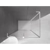 Mexen Velar L sliding shower cabin 90 x 120 cm, transparent, white - 871-090-120-03-20