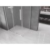 Mexen Velar L sliding shower enclosure 100 x 75 cm, frost, white - 871-100-075-33-20